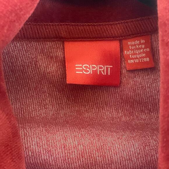 Espirit Y2K Retro Velour Tracksuit - No Size Tag - Red - Picture 7 of 10